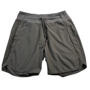 Baleaf Women's Black Athletic Shorts Size Medium Quick Dry Pockets Drawstring